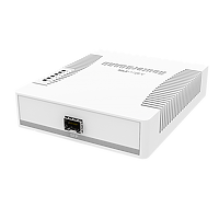 Mikrotik RB260GS 5x Gigabit Ethernet Smart Switch, SFP cage, plastic case, SwOS