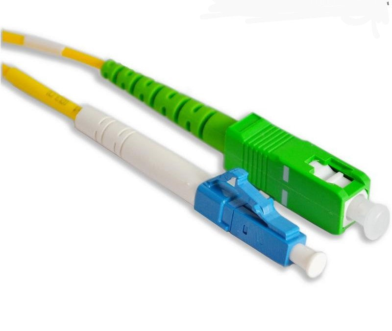 XCOMFIBER - Patchcord SC/APC-LC/UPC, SM G657A1, diameter 2mm, LSZH yellow jacket, simplex, 1 meters