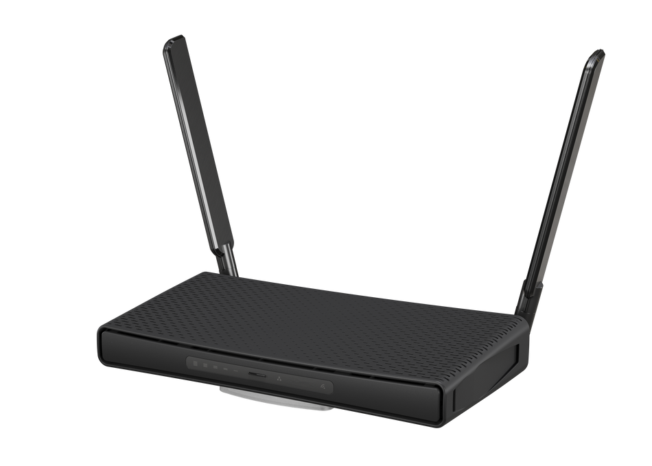 Mikrotik RouterBOARD hAP ac3 with 716MHz CPU, 256MB RAM, 5x GLAN (PoE-Out on port 5), Dual Chain 802.11n/ac 2.4/5GHz Radios with External Antennas, USB, PSU, RouterOS L4, US version. Sale price while supplies last