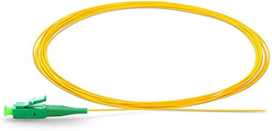 XCOMFIBER - Pigtail LC/APC, SM G657A1, diameter 0.9mm, LSZH yellow jacket, simplex, 1 meters