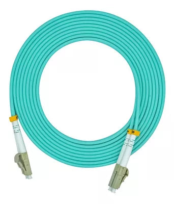 XCOMFIBER - Patchcord LC/UPC-LC/UPC, MM OM3, diameter 2mm, Aqua Jacket LSZH, duplex, 1 meters