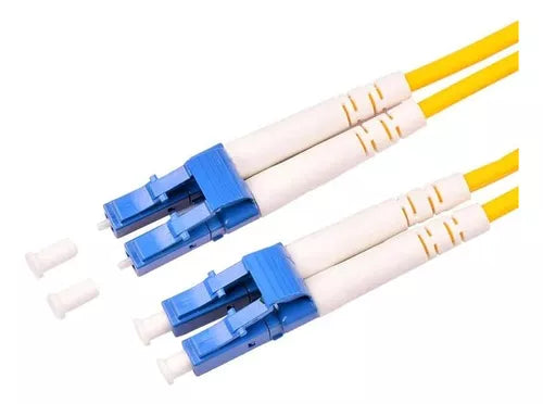 XCOMFIBER - Patchcord LC/UPC-LC/UPC, SM G657A1, diameter 2mm, LSZH yellow jacket, duplex, 3 meters