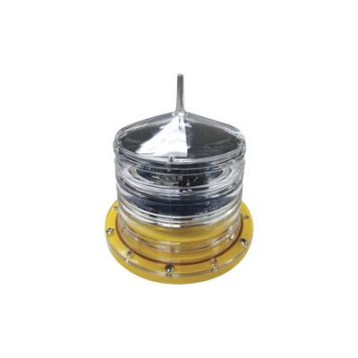 Epcom Red LED Obstruction Lamp with Solar Panel (Fixed or Strobe Light) Does Not Include Mounting