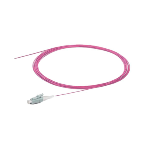 XCOMFIBER - Pigtail LC/PC, OM4, 0.9mm, LSZH Fucsia jacket, 1 meter