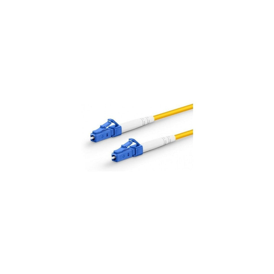 XCOMFIBER - Patchcord LC/UPC-LC/UPC, SM G657A1, diameter 2mm, LSZH yellow jacket, simplex, 1 meters"