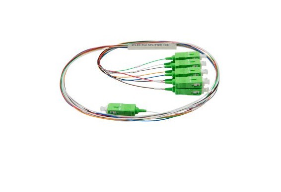 XCOMFIBER PLC Splitter 1x8 SC/APC Singlemode Fiber Optic Block